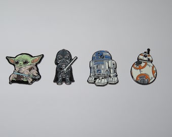 Star Wars Golf Ball Marker Set with Hat Clip: Grogu, BB-8, Darth Vader & R2-D2