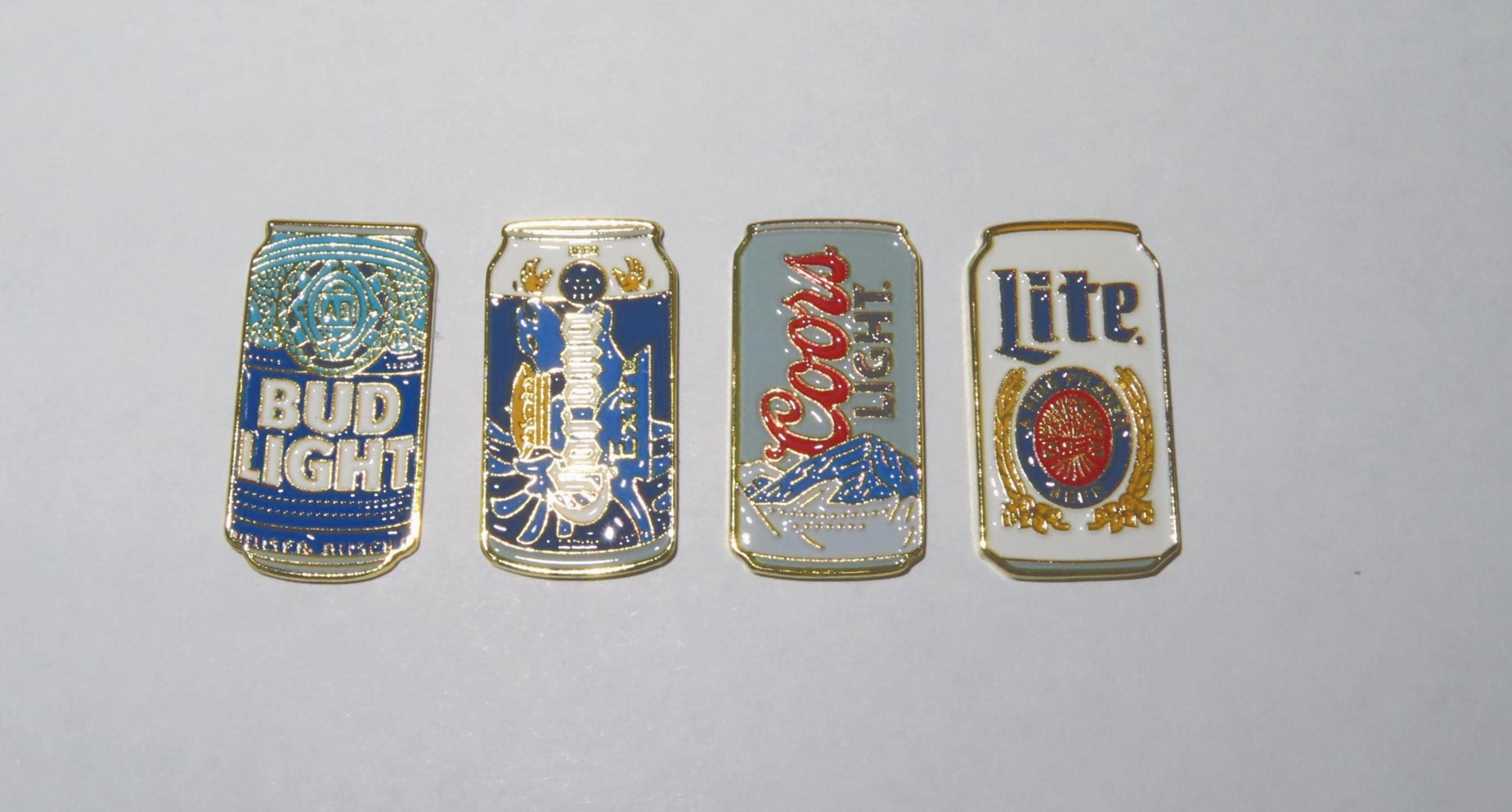 Beer Golf Ball Marker - Iron Magnetic 4 Pack With Matching Magnetic Hat Clip