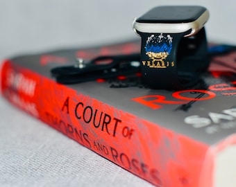 ACOTAR Engraved Silicone Apple Watch Band: Sarah J. Maas Inspired
