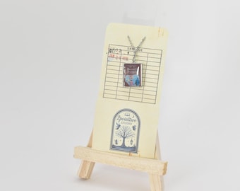 Boekmedaillonketting | Mini StoryVault-hanger, cadeau boekenliefhebber