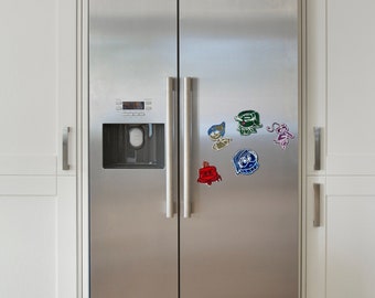 Inside Out Inspired Magnets: Acrylic Fridge Magnets for Counselors/Teachers