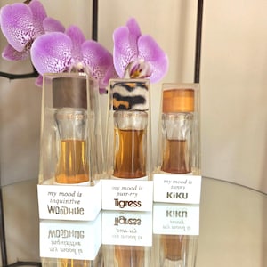 Vintage Faberge Cologne Splash Trio Boxed Set Kiku Tigress Woodhue France 1970&#39;s
