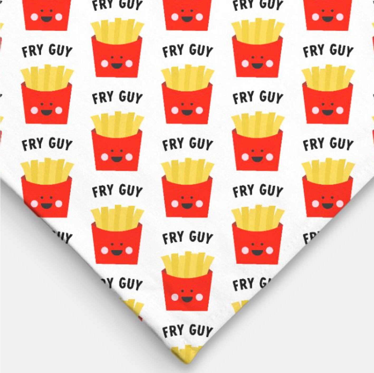 Fry Guy French Fry Bandana - Pet Bandana - Cat Bandana - Fast Food ...