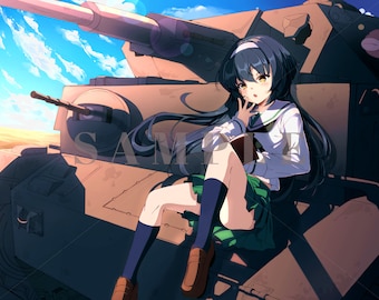 Girls und Panzer - "Mako Reizei" Print - 8x10