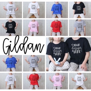 Kids Mockup Bundle, Toddler Mock Ups, Gildan 5000T Mockup Bundle, Youth Tshirt Mockup, Kid Tshirt Mockup, Real Model, Red, Black, Sport Grey