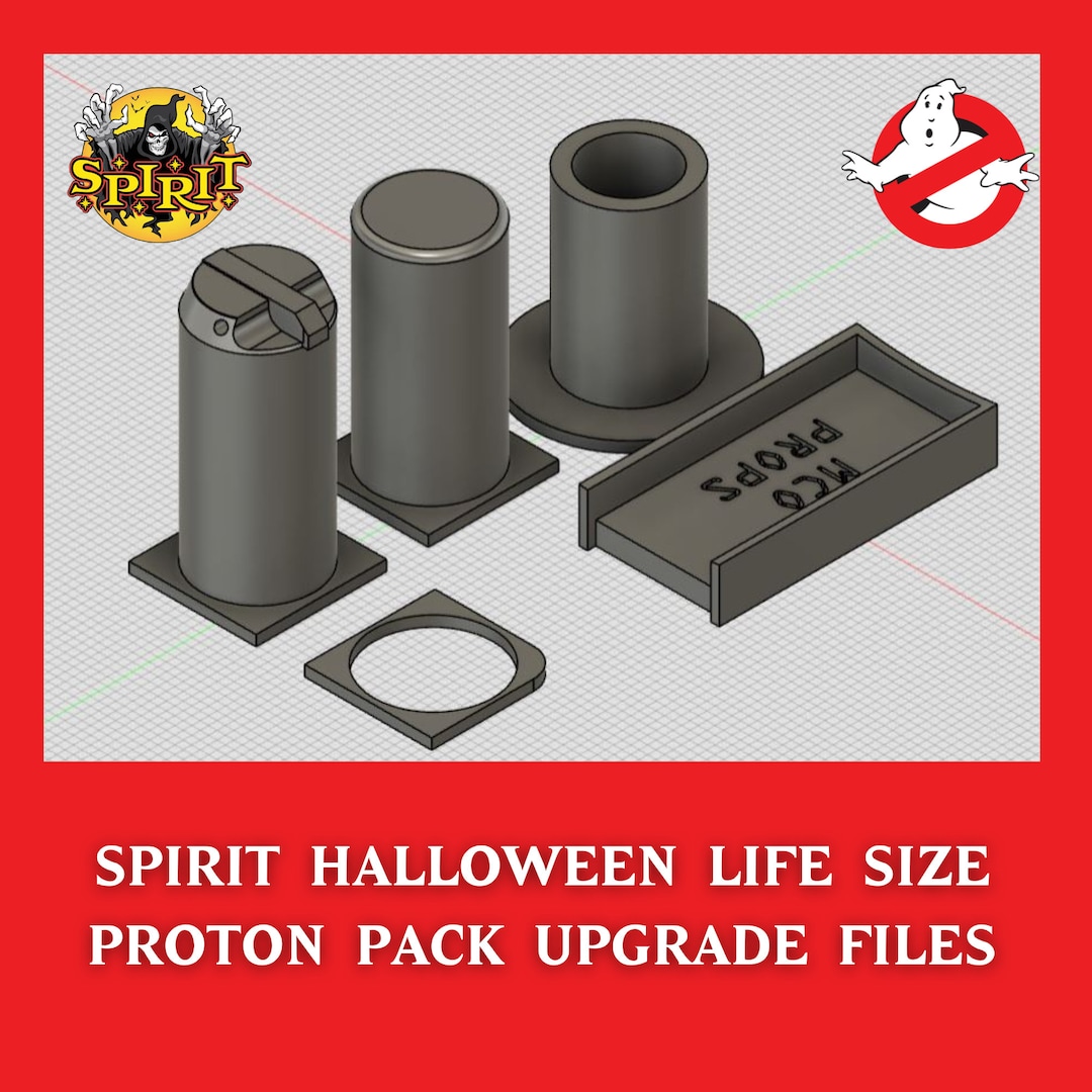 Spirit Halloween Lifesize Proton Pack DIGITAL Upgrade FILES Etsy