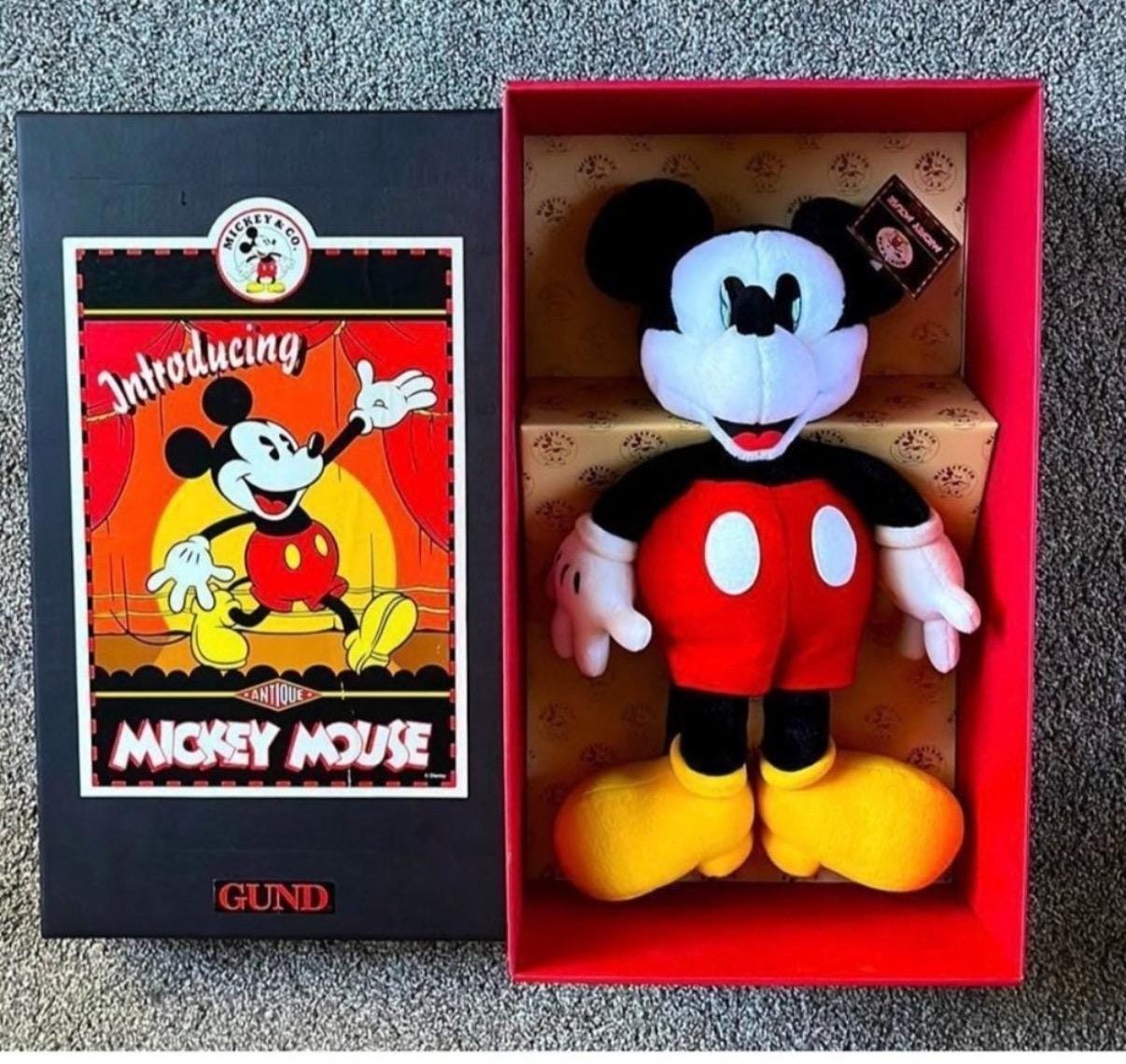 Rare GUND Antique Mickey Mouse Collector's Plush – Disney Mickey