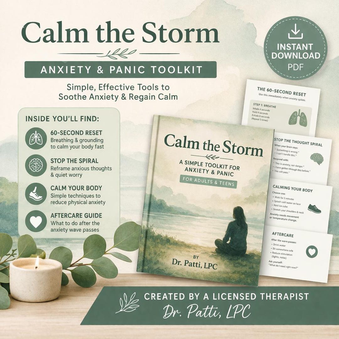 Anxiety Toolkit PDF | Panic Attack Help | Grounding Techniques ...