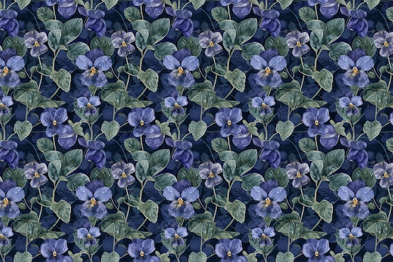 Midnight Violet Art Paper: Floral Decoupage, Scrapbooking