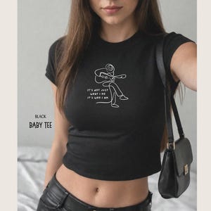 It&#39;s Not Just What I Do It&#39;s Who I Am | Baby Tee | Guitarist Gift | Musician Shirt | Musician Gift | Guitar Lover Shirt | Comfort Color