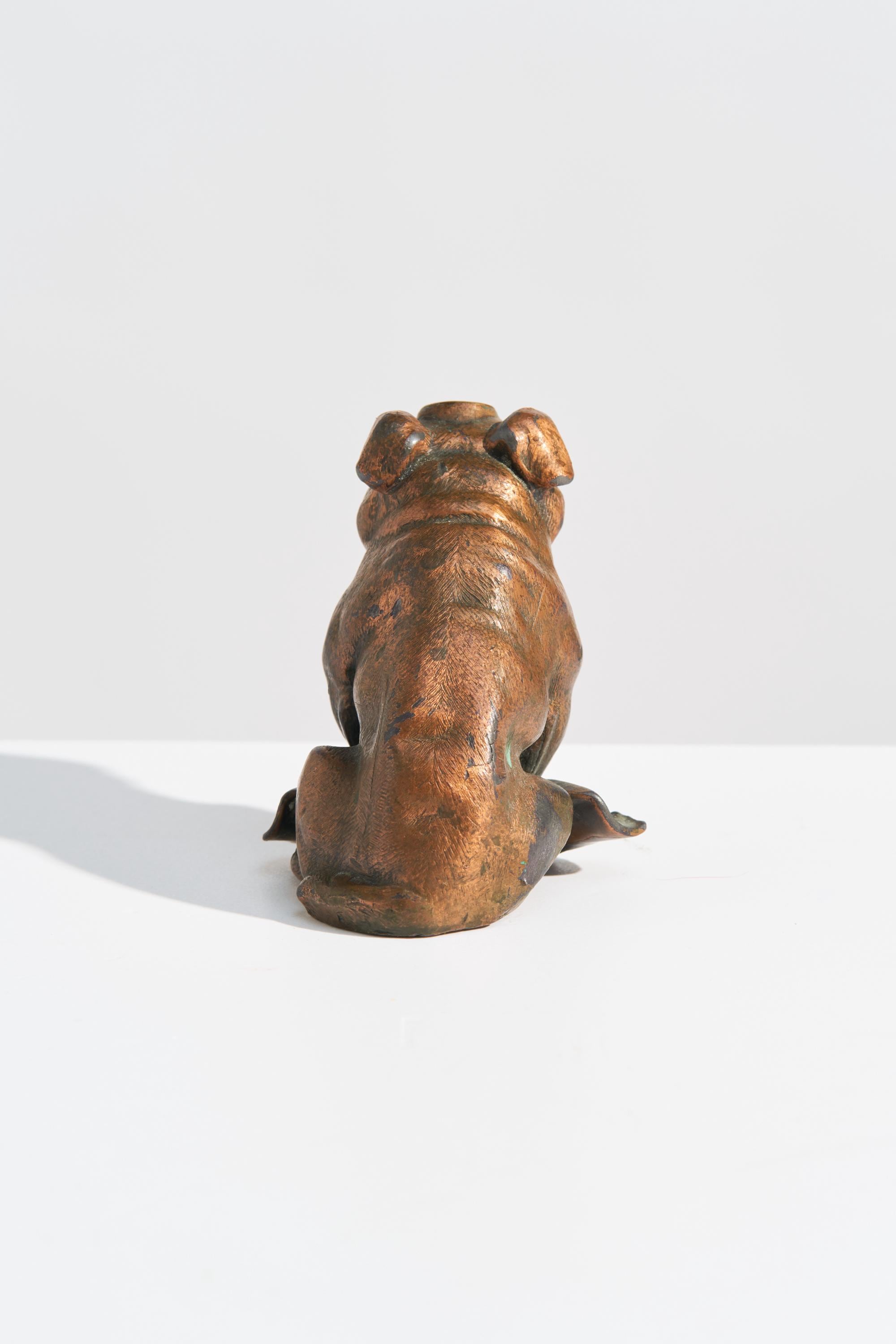 RARE Vintage 1930's English Bulldog Table Lighter by Ronson Art