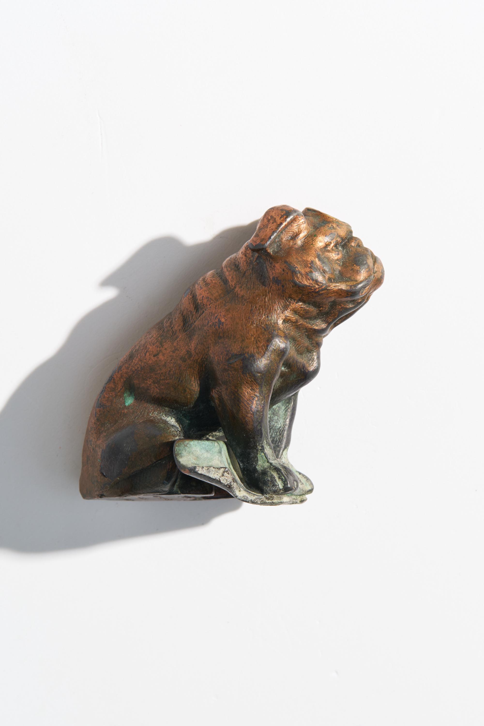 RARE Vintage 1930's English Bulldog Table Lighter by Ronson Art