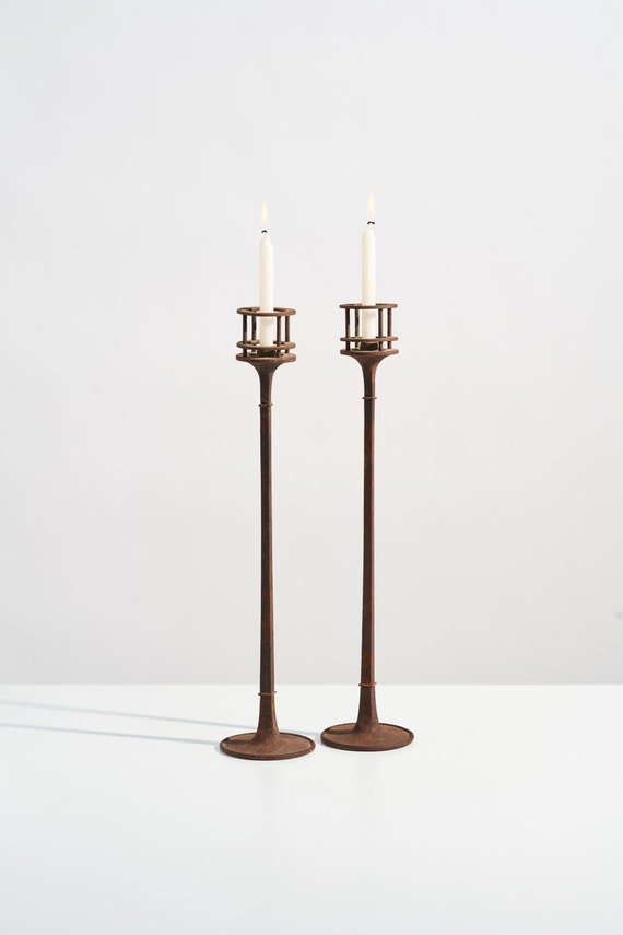 【DANSK】キャンドルホルダー　ヴィンテージ 1960年代 ヴィンテージ ダンスク モダニスト トール アイアン