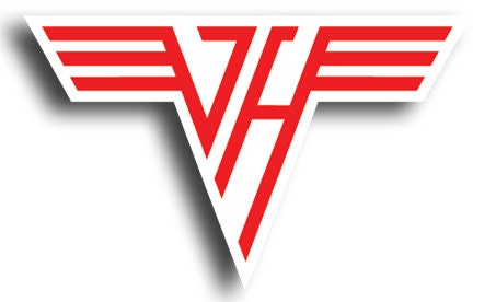EVHロゴ オフィシャル 巨大プレート Van Halen