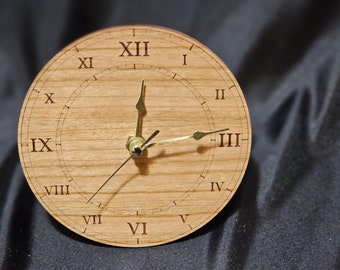 Wood Desk Clock, Mini Desk Clock, Desk Clock, Home Decor Clock, Wooden Desktop Clock, Wooden Modern Table Clock, Small Desk Table Clock