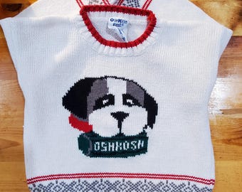 OshKosh B'Gosh Winter Dog Sweater 3T