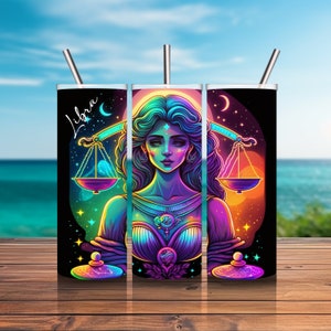 Zodiac Signs - LIBRA - CUSTOMIZED 20oz or 30oz Tumbler GIFT