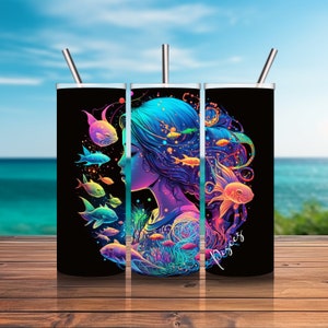 Zodiac Signs - PISCES 2 - CUSTOMIZED 20oz or 30oz Tumbler GIFT