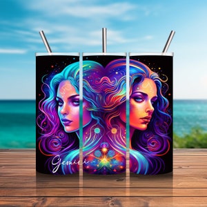 Zodiac Signs - GEMINI - CUSTOMIZED 20oz or 30oz Tumbler GIFT