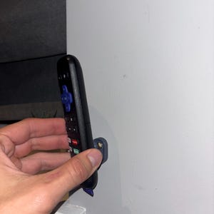 Universal Magnetic Remote Control Wall Holder | 3M Adhesive Low Profile TV Remote Mount for Roku, Firestick, Apple TV, Smart TV, Sonos, Goog