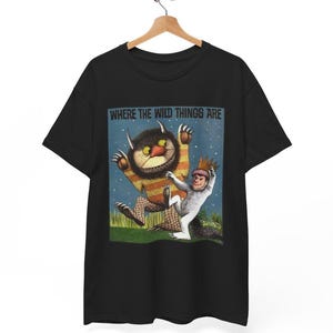 Where Wild Things Are Shirt | Funny Max Cartoon Tee | Monster Book Art | Unisex S-5XL | Kids Lit Fan Gift