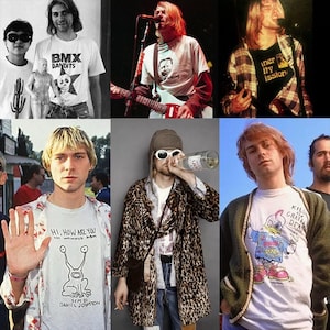 Kurt Cobain Shirts: Iconic Grunge Style & Gifts for Music Fans, Rock shirt- Unisex Tees with All Worn Designs