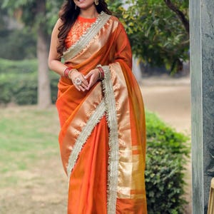 Handloom Tissue Banarasi Saree