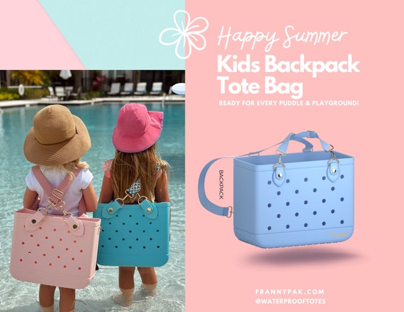 Kids’ Light Blue Waterproof Backpack - Durable & Stylish | Frannypak