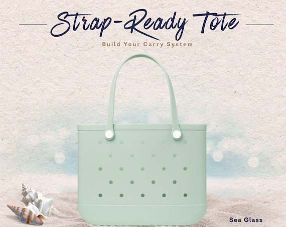Upgrade Your Bogg Bag | Interchangeable Strap Tote | Francie Strap-Ready – Sea Glass Bag + Sea Glass Straps
