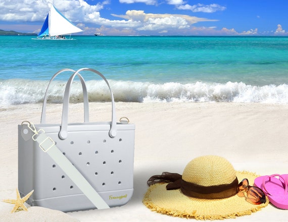 Elegant White Tote Bag: Versatile and Stylish I With Single Strap and matching White fasteners