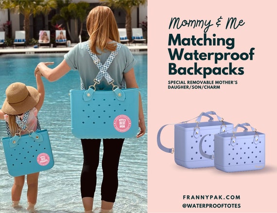 Mommy and Me Matching Backpack-Matching Mom and Kid Waterproof Backpack-Big and Little Backpacks: Matching Sets for Parents & Kids-Lilac