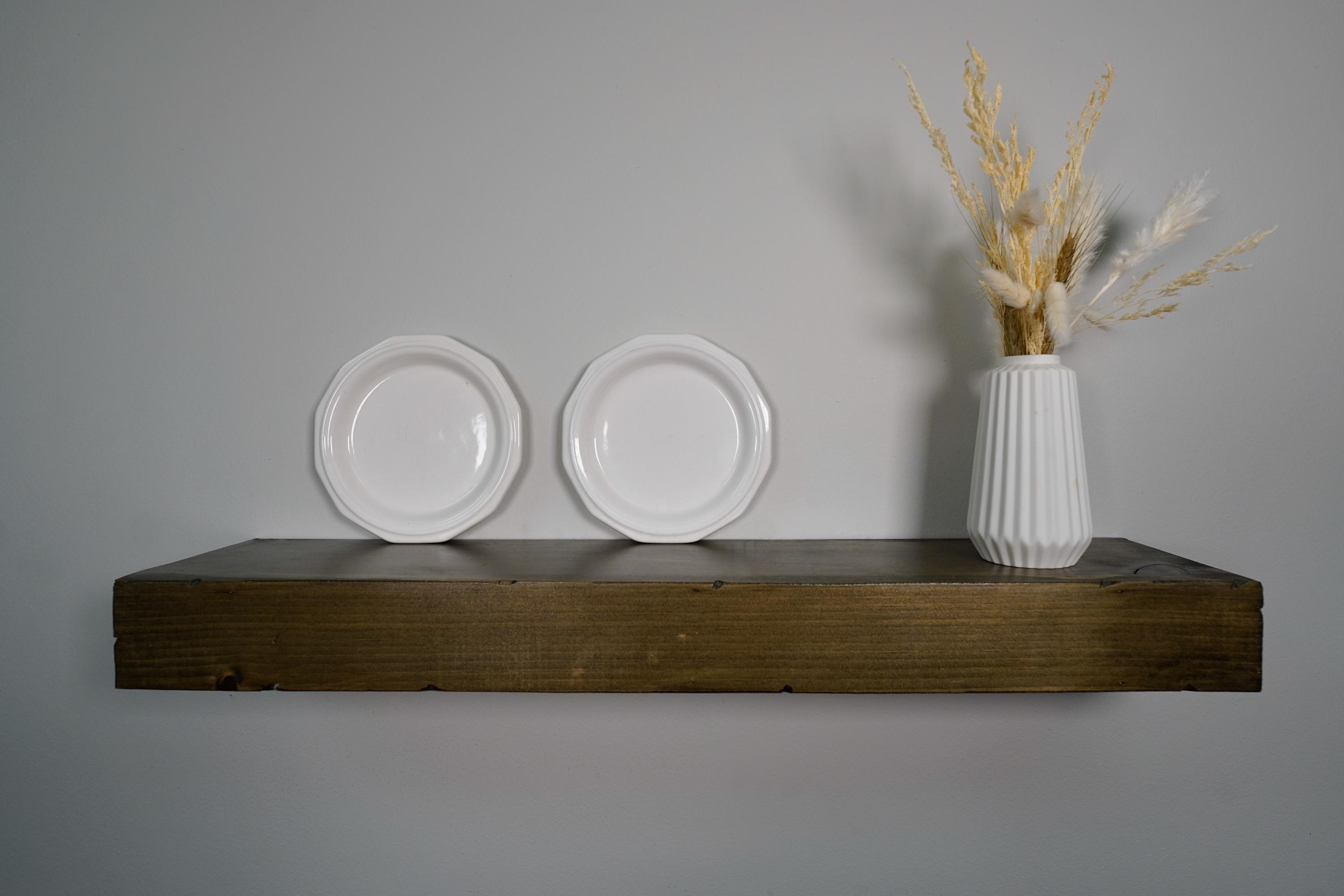 Rustic Floating Shelf: 3 Inches Thick, Custom Sizes, Made in the USA ...