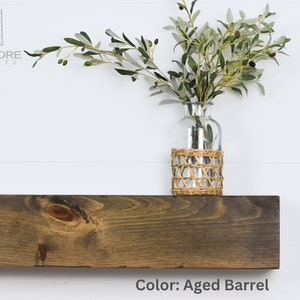 Rustic Mantel, Handcrafted Fireplace Mantel Shelf for Cozy Homes, Rustic Fireplace Mantel, Home Decor Wood Mantel,  Floating Mantel