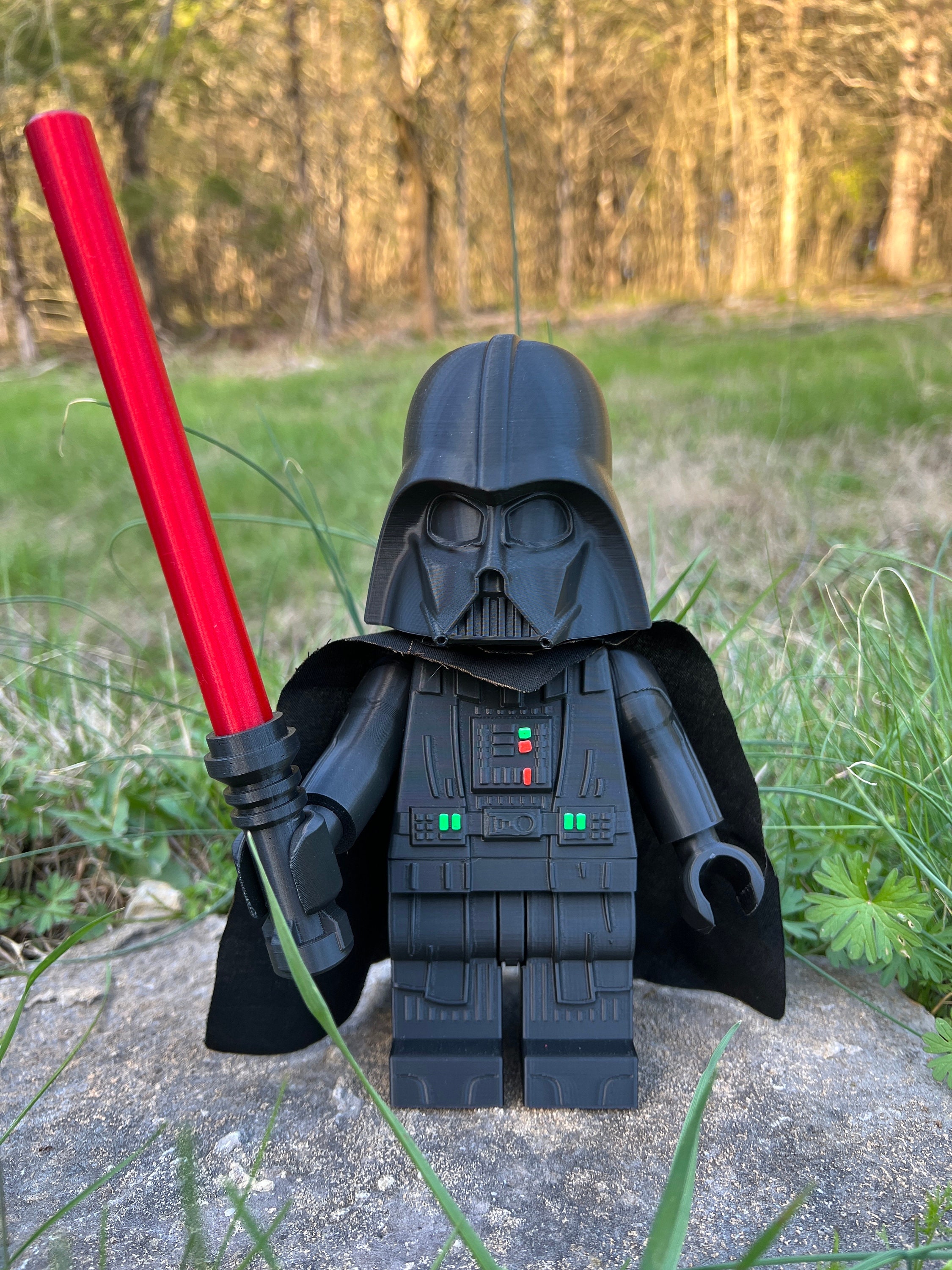 3d Printing Large Lego Darth Vader BIG BRICKS Star Wars Darth