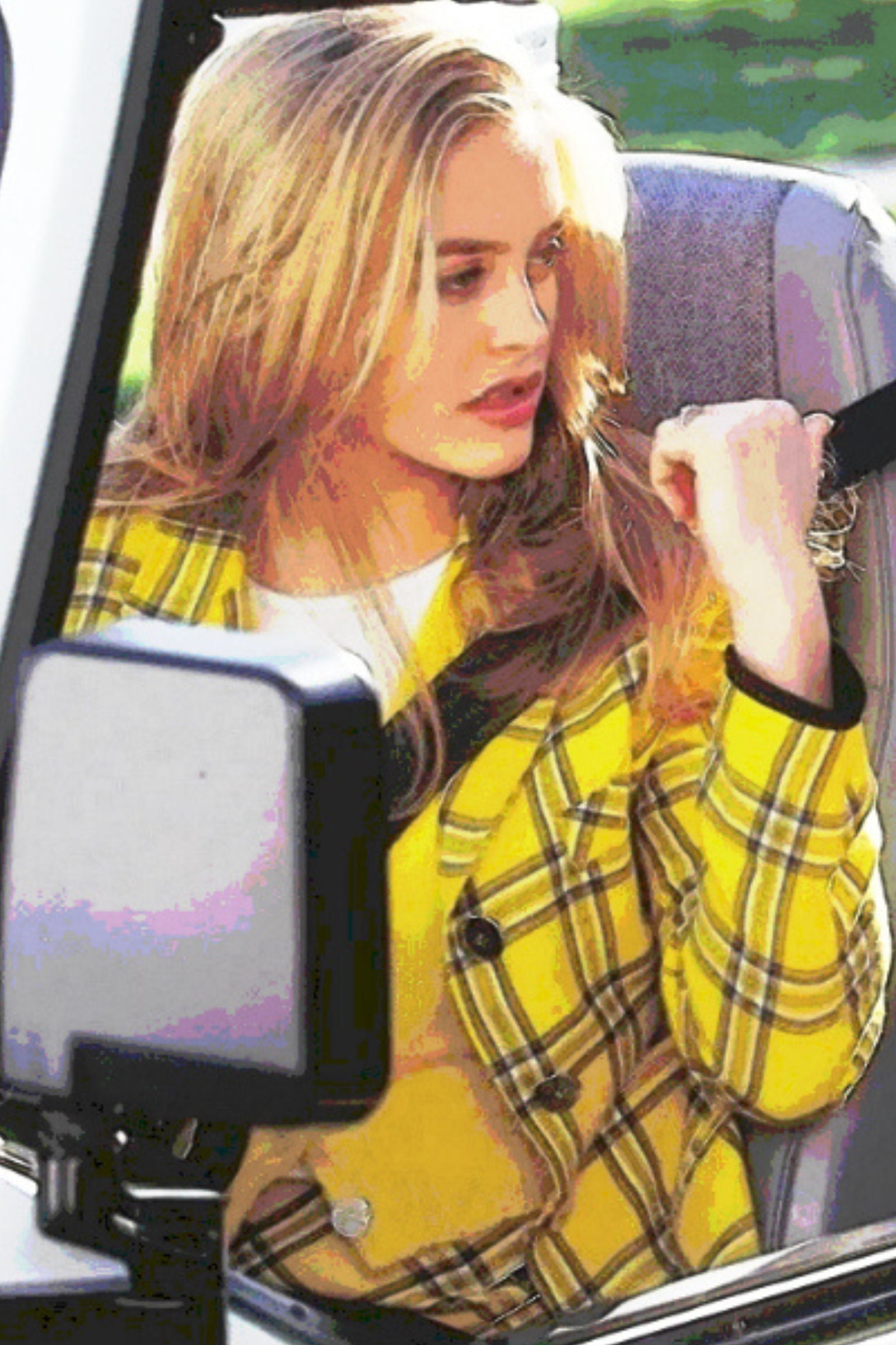 Clueless Cher in Jeep Aesthetic Digital Print Etsy