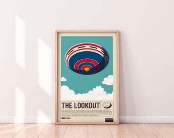 Dragon Ball Z Poster: Kami's Lookout Manga Art Print, wall art