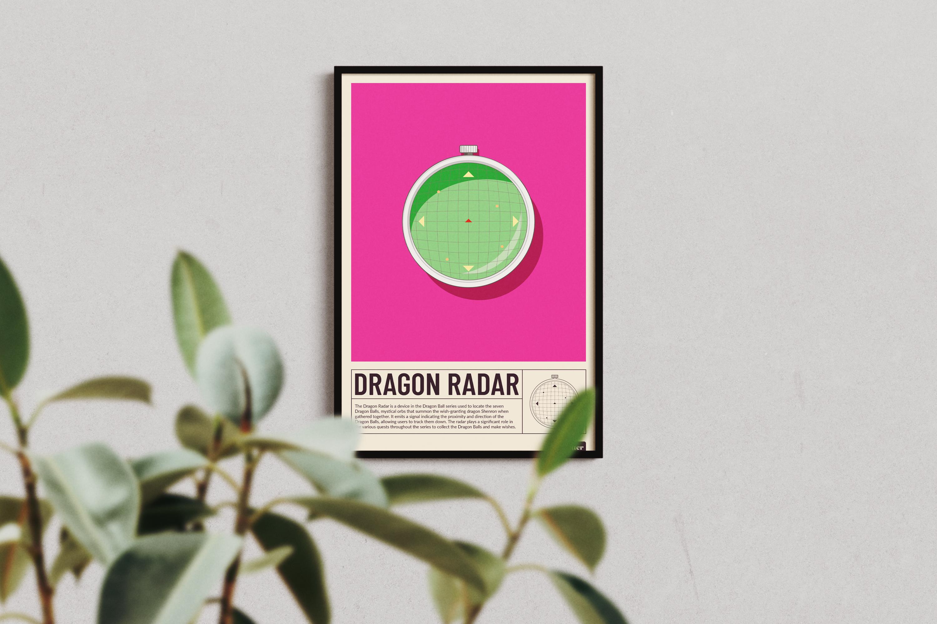 Dragon Ball Z Radar Poster: Manga Anime Wall Art (digital Download ...