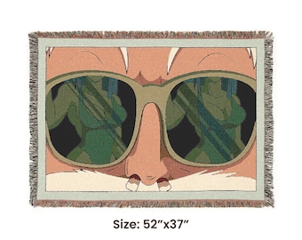 Dragon Ball Master Roshi Woven Blanket: Anime Couch Decor