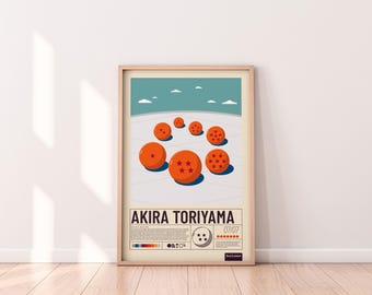 Dragon Ball Z Poster – Akira Toriyama Tribute Art Print