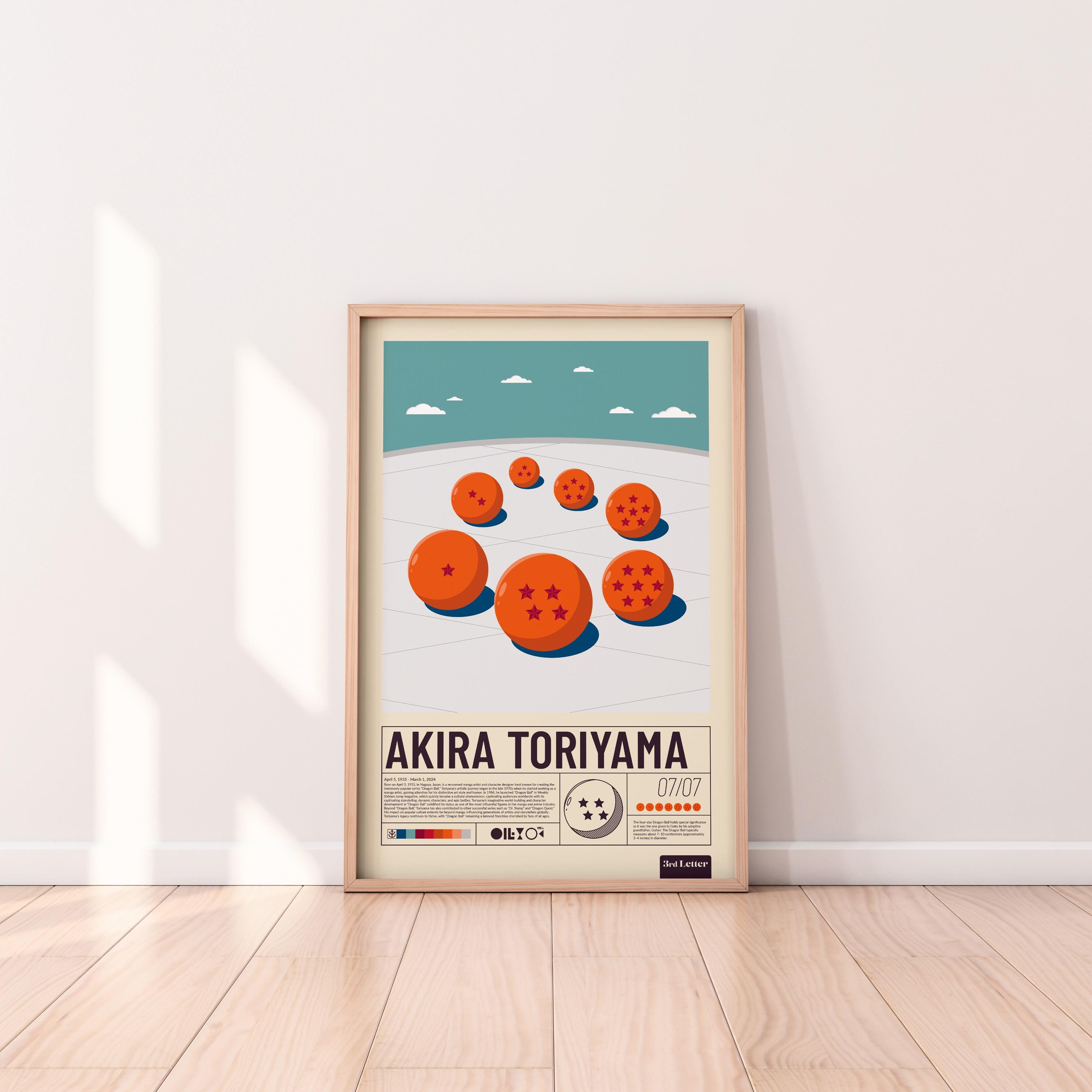 Dragon Ball Z Poster – Akira Toriyama Tribute Art Print