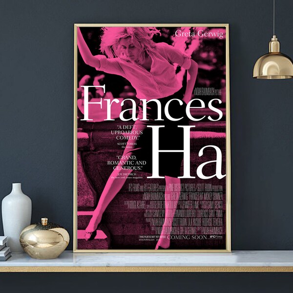 Frances Ha 2012 Poster, Movie Poster, Frances Ha Print, Canvas Film Posters Wall Art Decor Personalized Gifts