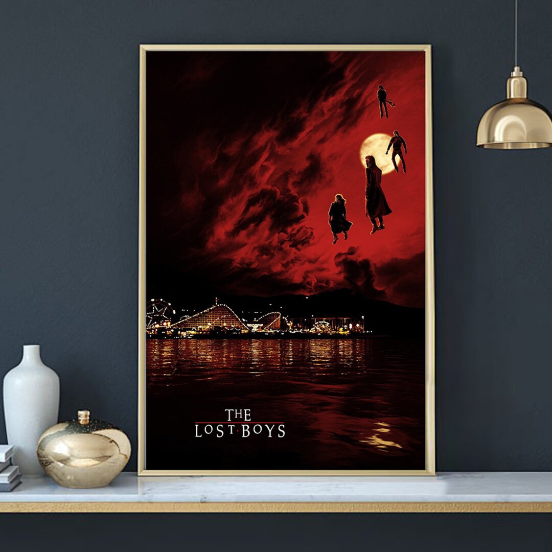 The Lost Boys 1987 Poster, Movie Poster, Lost Boys Print, Canvas Film