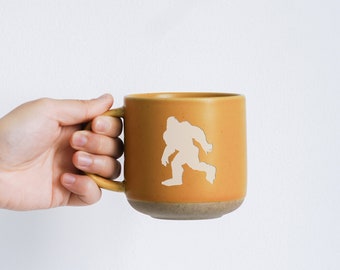 Sasquatch Mug Funny Coffee Mug, Bigfoot Mug Funny Mugs, Funny Gift for Men, Ceramic Mug, 21st Birthday Gift for Boyfriend ZT