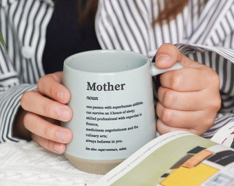 Mug en poterie avec définition de nom personnalisé Mug drôle, Mug personnalisé Mug en céramique personnalisé, Cadeau de 30e anniversaire pour femme, Idées cadeaux personnalisées