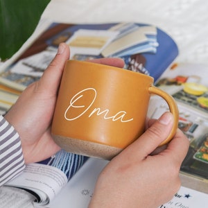 Oma Mug Mothers Day Gift Ideas, Gift for Oma Pottery Mug, Mom Gift for Grandma Mug Oma Gifts, Grandma Gift Coffee Mug Mother's Day Gifts.