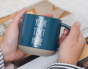 Taza de cerámica personalizada, taza de recuerdo grabada, ideas de regalo para el Día de la Madre, taza de café personalizada, regalo para la abuela, regalo para mamá, regalo para ella ZT