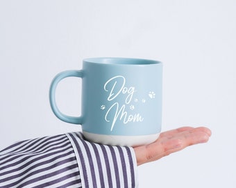 Dog Mom Mug, Dog Mum Mug Gift for Mom, Dog Mug Engraved Gift, Mom Gift Ceramic Coffee Mug for Dog Lover Gift Ideas, Dog Mama Gift for Her