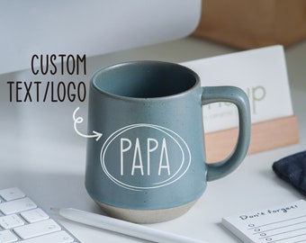 Custom Papa Mug Grandpa Mug Personalized Coffee Mug Engraved Gift for Grandpa, Customized Ceramic Mug, Papa Gift Fathers Day Gift Ideas