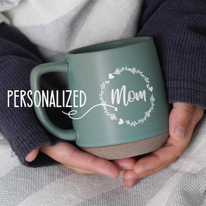 Custom Mug Mom Mug, Personalized Mug Mothers Day Gift Ideas, Engraved Gift Personalized Gift for Mom, Grandma Gift, First Mothers Day Mug JD
