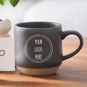 Benutzerdefinierte Tasse Logo-Kaffeetasse, Chef-Geschenk personalisierte Tasse Große Keramiktasse, Team-Tasse Firmengeschenk Mitarbeiterwertschätzungsgeschenke, Logo-Tasse PD